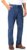 Soojun Mens Elastic Waist Jeans Relaxed Fit with Zipper and Button